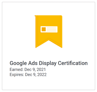 Google Ads Display Certification - re7consulting