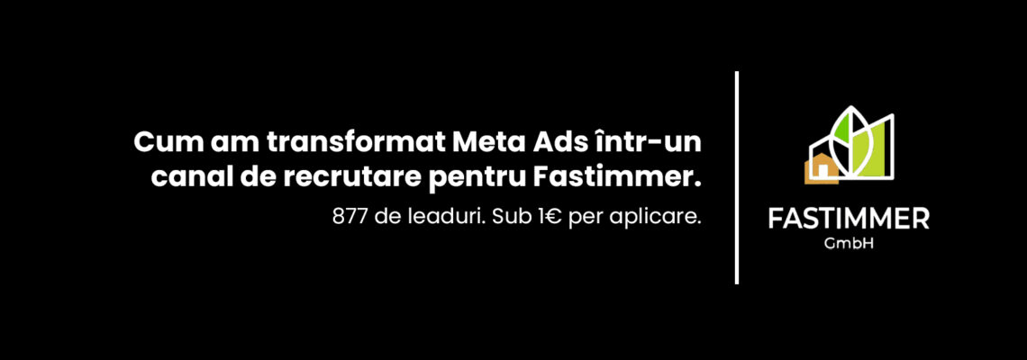 Studiu de caz Fastimmer – campanii Meta Ads pentru recrutare în Germania re7consulting